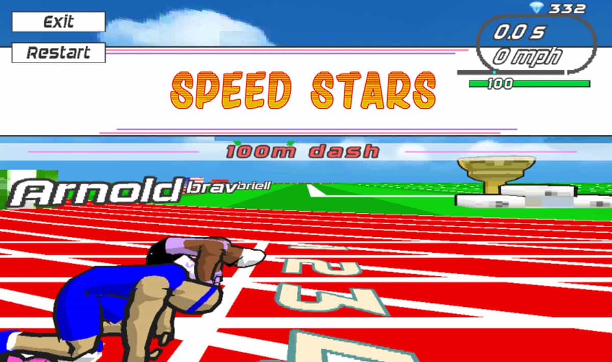 Speed Stars Background